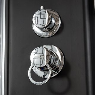 Душевая кабина Deto BМ1510 N LED BLACK 100х100х208 см